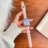 Correa de Silicona con Estampado de Puntos de Gel para Cintura Delgada para Apple Watch 10 11 iWatch Ultra Pulsera