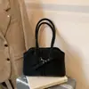 Bolso de Hombro Vintage de Alta Gama con Emblema Bordado para Mujer 2025 Nuevo de Gran Capacidad Mate Bolso de Mano