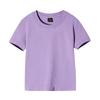 Camiseta Personalizada para Niños Algodón Puro Cuello Redondo Hombro Derecho Manga Corta Camisa Cultural Uniforme de Clase para Jardín de Infancia Escuela Primaria Impresa con Foto Palabras DIY