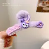 Osito de Mantequilla Lindo Pasador para el Cabello de Mujer Dibujos Animados de Felpa para Flequillo Lateral Pasador Ins Nicho Todo-partido Tocado Accesorios para el Cabello