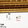 Xizang prata estilo retrô contas barril reto diy feito à mão acessórios de joalheria miçangas furo grande material para acessórios lote