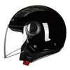 Capacete de Motocicleta Homens Mulheres Quatro Estações Retrô Tamanho Grande Veículo Elétrico Três Quartos Meio Capacete Verão Of562
