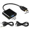Yushuo Convertidor VGA a HDMI Laptop TV Proyector Cable HDMI a VGA Cable de Video