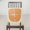 Juego de Fundas Elásticas de Punto para Sillas de Comedor para Hogar y Hotel, Funda Completa para Silla, Nuevo Modelo Transfronterizo, Color Sólido Simple