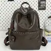 Mochila Retro de Verano Nueva para Estudiantes Universitarios Transfronteriza Moda de Campus Unisex Doble Hombro Gran Capacidad Mochila de Viaje