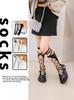 Calcetines de verano para niñas, calcetines finos de encaje de princesa, medias de bebé Lolita, calcetines de verano para niños de tubo medio