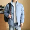 2026 Invierno Nuevo Chaqueta de Algodón para Hombre Moda Juvenil Casual Versátil Estudiante Engrosada Acolchada Chaqueta Bombonera Ropa de Abrigo Hombre