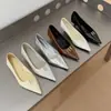 Sapatos Novos de Primavera de 2026 Estilo Francês Bico Fino Boca Rasa para Mulheres com Fivela de Metal e Saltos Finos, Elegantes e Versáteis para o Trabalho e o Dia a Dia, Sapatos de Salto Alto