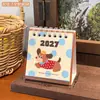 Calendário de Mesa Mini Fofo Original Tengyi 2027 para Meninas, Ornamento de Mesa, Presente de Calendário Pequeno Cartoon para Estudantes