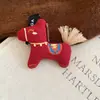 Broche de Tela del Año del Zodiaco con Diseño de Caballo Pequeño, Broche de Moda de Lujo de Alta Gama, Accesorio de Moda de Diseño de Nicho para Mujeres