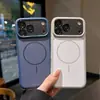 Funda magnética para iPhone 17 con ventana grande, adecuada para Apple 18 Pro Max, doble color, tacto piel, mate, 16, cubierta protectora