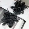 NUEVO Scrunchie de Malla con Lentejuelas Estilo Coreano para Mujer, Goma Elástica de Alta Gama para Cola de Caballo, Diadema Negra