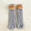 25 Pares de Calcetines Gruesos de Invierno para Niños para el Hogar Calientes de Terciopelo Coral con Forro Polar para Niñas Calcetines de Media Caña Dibujos Animados Muñeco Calcetines para Bebé