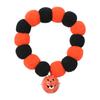Collar de Halloween para mascotas con diseño de calabaza, divertido collar para perro, cuerda de élite, bola de pelo, bufanda para gato.