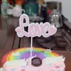 Enfeite de Bolo Plug-in amor Bolo Decorado Bolo de Dia dos Namorados Vermelho Mesa de Sobremesas Casamento Vestir Amante
