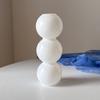 Estilo ins Nórdico Mini Vidro Bolha Pequeno Vaso Flor Seca Arranjo de Flores Sala de Estar Casa Francesa Decoração de Mesa Ornamentos