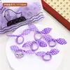 Ligas para el Cabello de Moda Estilo Coreano, Accesorios para el Cabello Lindos de Orejas de Conejo para Niños, Diademas de Tela Floral a Rayas de Lunares Venta al por Mayor