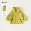 Chaqueta Softshell Infantil para Niños, Nueva y Elegante Ropa de Otoño para Niños, Ropa Infantil Impermeable y Cortavientos Tres en Uno