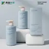Frasco de Shampoo 400ml em Estoque, Dispenser de Bomba de Alto Padrão para Sabonete Líquido, Frasco Refil para Cuidados e Higiene Pessoal, Frasco de Gel de Banho e Loção Corporal com Ombro Reto