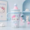 Vaso térmico para mantener las bebidas calientes o frías, vaso de agua de acero inoxidable 316 de gran capacidad, alto valor estético para niñas, tapa de doble uso
