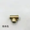 Tee preto M10 rosca interna tee ferro acessórios de luminária conector suporte de três vias conector ferro