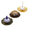 Base de Queimador de Incenso Cerâmico, Bandeja Suporte para Incenso, Queimador de Aromaterapia, Ornamento Zen, Suporte para Incenso de Sândalo, Uso Duplo Atacado