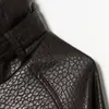 Venta Caliente Transfronteriza de AliExpress Nuevo Artículo de Llegada Primavera 2026 Chaqueta Abrigo Versátil de Cuello Alto con Mangas Largas y Cinturón Efecto Piel