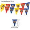 Set de Vajilla Desechable Temática de Sonic Más Vendido Transfronterizo: Vasos de Papel, Platos de Papel, Servilletas, Cubiertos, Set de Decoración de Cumpleaños