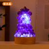 Grava de Cristal Natural Gotas de Pegamento Adornos para Árbol de Navidad Decoración de Atmósfera Navideña Transfronteriza Artesanías Adornos Venta al por Mayor