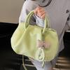 Bolsa de Grande Capacidade Feminina Verão 2025 Novo Design de Nicho Bolsa Transversal Feminina Estilo Coreano Portátil Plissada Bolsa Nuvem
