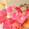 Buquê de flor de orquídea borboleta artificial com sete cabeças, impresso em 3D, com aparência de filme, para decoração de cenários, decoração de hotéis e como elemento decorativo para orquídeas dançantes