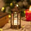 Caixa de presente de Natal Papai Noel Floco de neve Atmosfera Luzes noturnas Véspera de Natal Iluminação Presentes Cena de Natal Decoração
