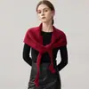 26 Outono Inverno Novo Feminino Artesanal Longo com Franjas Cachecol de Cashmere Cardigan Lenço Triângulo Versátil Malha Pequena Peça Externa