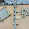 Estilo Étnico Fita de Algodão e Linho Crochê à Mão Pingente de Concha Pérola Renda DIY Barra de Saia Estilo Boêmio Acessórios Têxteis para Casa