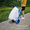 Xuyang 45L máquina pulverizadora de pesticidas para protección de cultivos de empuje manual agrícola eléctrica de alta presión vehículo pulverizador de pesticidas para desinfección y esterilización de granjas porcinas