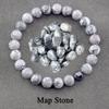 Venta al por mayor transfronteriza de pulseras de cuentas de piedra natural de 8 mm, Piedra Volcánica, Turquesa Blanca, Piedra de Tigre Amarilla, Joyería de Pulsera Magnética al por mayor