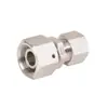 Conector Recto de Tuerca Viva con Férula Única de Acero Inoxidable Marca Roke Din2353 e Iso8434