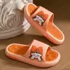Pantuflas de Mujer 2025 para Usar Afuera Verano Suela Gruesa Suela Suave Antideslizantes Ins Estilo Coreano Modernas Desodorantes Pantuflas para el Hogar Baño para Mujeres