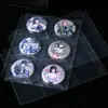 Páginas de Álbum de Cartões Espessas de Alta Transparência A4 com Capa, Armazenamento de Cartões Pequenos Personalizado no Atacado, Porta-Crachás, Arte de Unhas Vestível, Ímãs de Geladeira
