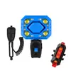 Luz para Bicicleta de Montanha, Lanterna de Cabeça, Luz com Buzina, Carregamento USB, Buzina, Campainha, Lanterna Traseira, Acessórios de Equipamentos de Ciclismo