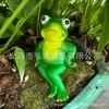 Novo Jardim de Resina Flor Jardim Bonsai Ornamentos Decorativos Criativo Desenho Animado Pequeno Animal Sapo Enfeites de Mesa