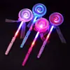 Varinha Mágica Luminosa Bastão de Luz Flash Varinha de Fada Barraca de Brinquedos Infantis do Mercado Noturno Estilo Explosivo Código de Varredura Push Pequeno Presente