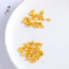 Pulseira de contas com espaçadores de contas douradas antigas torcidas, acessórios para pulseira DIY, colar de contas para homens e mulheres