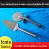 Aço inoxidável Panqueca faca queijo ferramenta conjunto de ferramentas de metal única roda bolo faca cozinha terno
