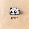Liga dos desenhos animados Panda Vermelho Broche Roupas Fofas Saco Crachá Criativo Tesouro Nacional Animal Pin Jóias Pequeno Presente
