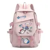 Mochila de Dibujos Animados Anime Tiburón Chica Gawr Gura, para Niños y Niñas, Estudiantes de Primaria y Secundaria, Gran Capacidad, Bolso Escolar Casual