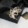 Broche de Liga de Alta Qualidade Simples e Fashionável Temperamento Antibrilho Corsage Acessórios de Vestuário Alfinete de Diamante Removível Transfronteiriço