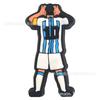 Futebol Messi Neymar Mba Pi Cro Cave Sapatos Acessórios DIY Decoração De Borracha Macia Remendo Fivela De Sapato Destacável Flor De Sapato