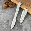 Cuchillo de Bolsillo para Exteriores Damascus Cuchillo Plegable Portátil para el Hogar Acero Inoxidable Cuchillo Plegable para Acampar al Aire Libre Fabricante Stock Listo
