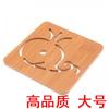 Tapete de isolamento térmico de madeira para mesa de jantar, tapete antiderrapante para panela, tigela, tapete grande, criativo, fofo, para chá, porta-copos, atacado